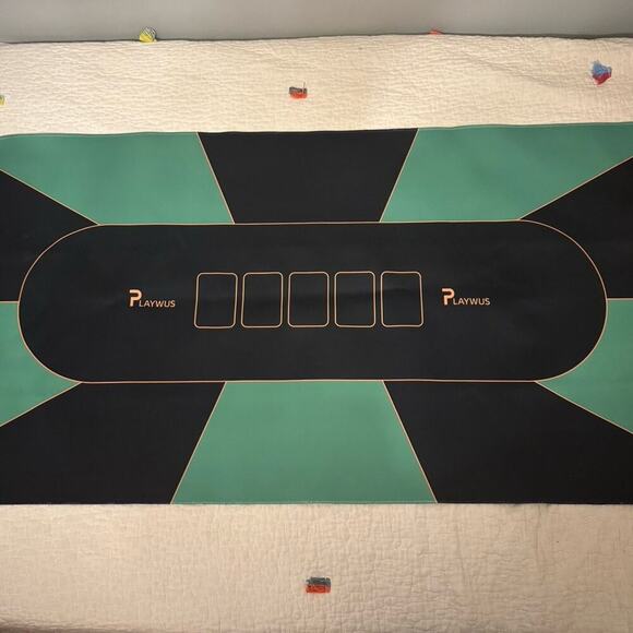 Playwus Poker Table Top Mat - Picture 1 of 4